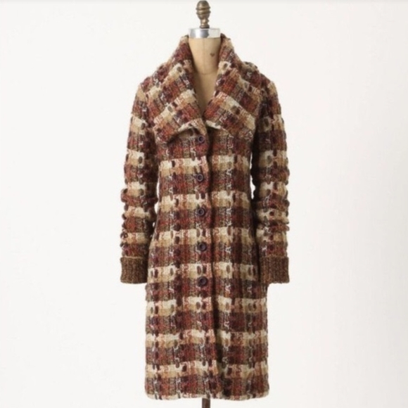 Anthropologie Sweaters - anthropologie CHARLIE & ROBIN marled sweater coat S M